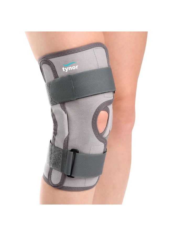 Tynor Functional Knee Support(Compression,Hinged,Strapping)Large(19.6 - 22.0 Inches) - Image 1