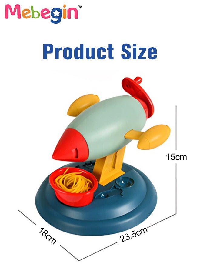 MEBEGIN - Rocket Shape 47 Pcs Playdough Tool Set for Toddlers,Animals Dinosaurs Creations Noodle Playset Maker Machine Playdough Kit for Kids Boys and Girls Dough Birthday for Kids - Image 1