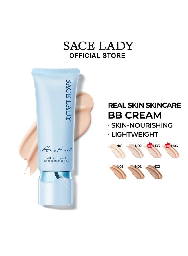 ساس ليدي كريم بي بي سيس ليدي Airy Fresh مع SPF30 PA+++ – shade N01 لايت آيفوري – أساس خفيف ومرطب – 30 جم - Image 1