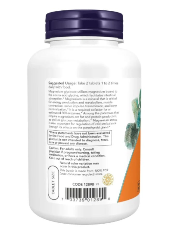 ناو أقراص غليسينات المغنيسيوم من ناو، 180 قرصًا - Image 3