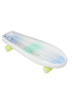 SUNNY LIFE Kids Inflatable Skateboard Pool Float – Blue Lime | Water Raft for Kids | Summer Pool Toy | Outdoor Swimming Floatie | Lightweight Beach Float for Children  - Image 4