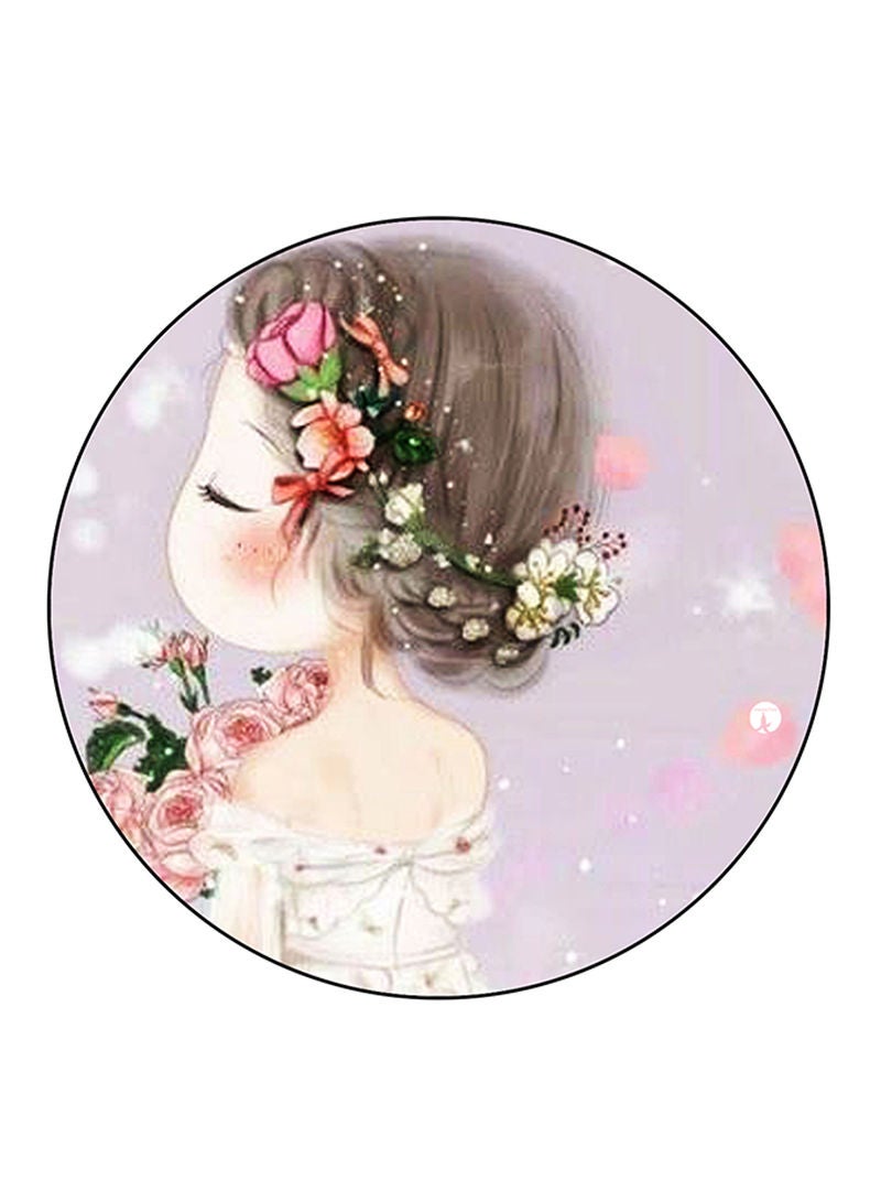 RKN Girl Printed Mouse Pad  Multicolour