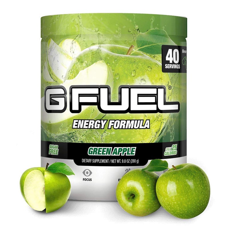 G Fuel Watermelon Energy Powder, Sugar Free, Clean Caffeine Focus Supplement, Water Mix, Focus Amino, Vitamin + Antioxidants Blend, 9.8 oz (40 Servings) - Image 3