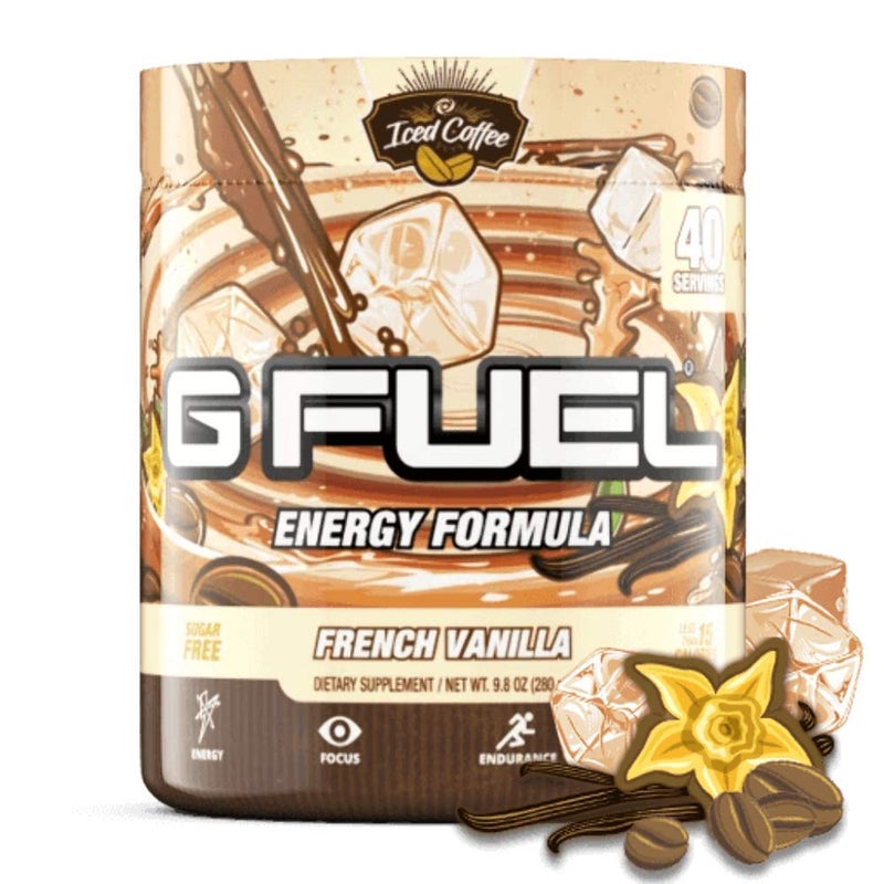 G Fuel Watermelon Energy Powder, Sugar Free, Clean Caffeine Focus Supplement, Water Mix, Focus Amino, Vitamin + Antioxidants Blend, 9.8 oz (40 Servings) - Image 5