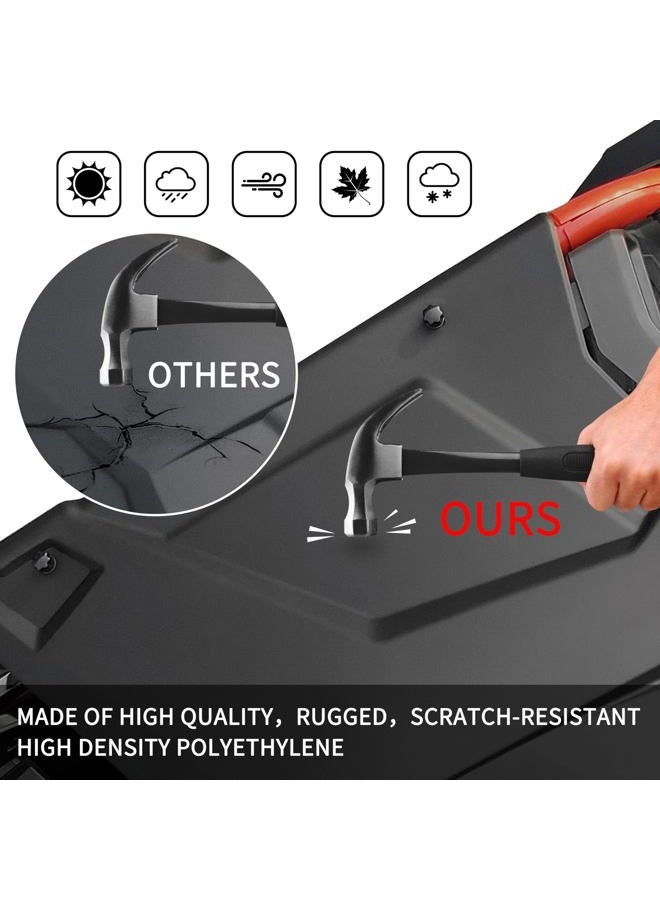 SAUTVS Sport Roof for Can Am X3 17-21, Dustproof 2-piece Combination Hard Roof Top Sun Visor for Can Am Maverick X3 2017-2021 Accessories (Replace #715002902) - Image 2