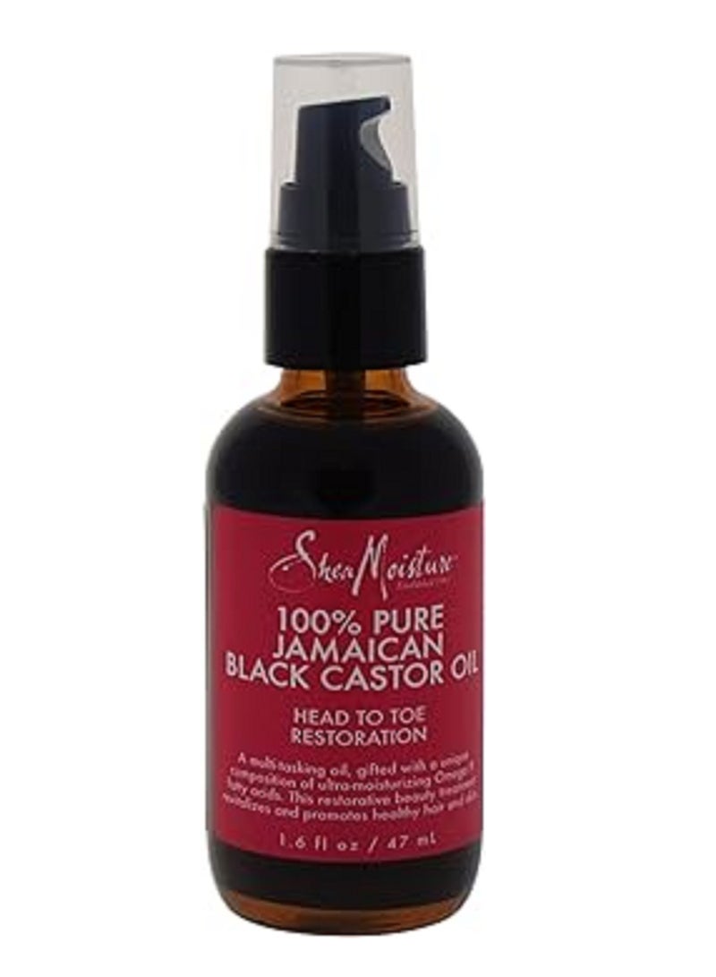 Shea Moisture 100% Pure Jamaican Black Castor Oil Head To Toe Restoration 47 ml - Image 2