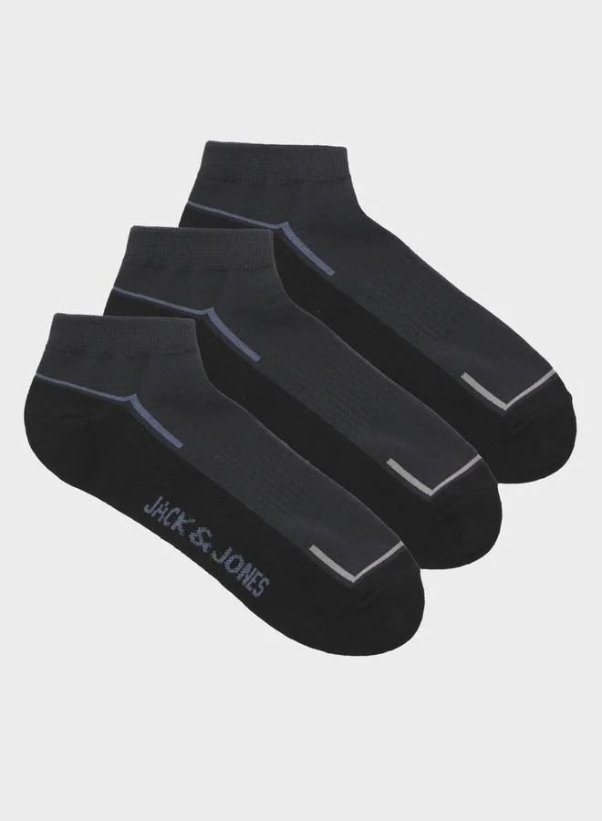 JACK & JONES Pack of 3 - Printed Crew Socks