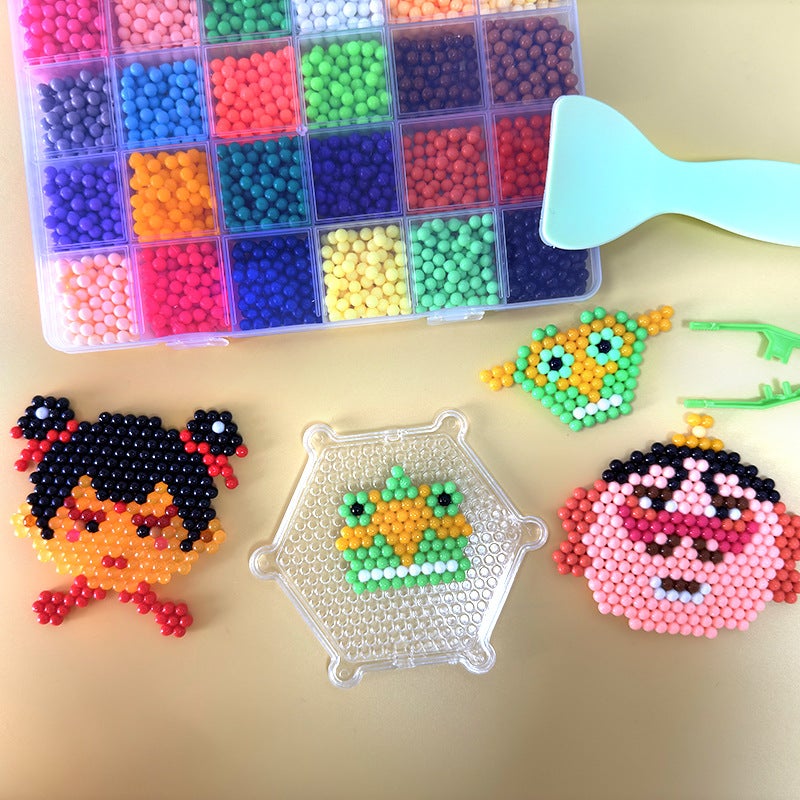 Luminous Water Mist Magic Beads Children'S Luminous Peas Puzzle Diy Handmade Material Water Soluble Beads Educational Toys - Image 2