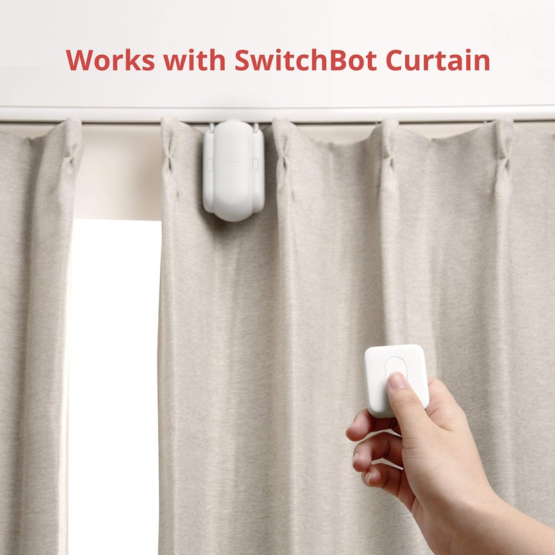 SwitchBot Remote One Touch Button - Compatible with SwitchBot Bot, Curtain Robot, Color Bulb, Plug Mini and Blind Tilt, Smart Home Easy to Control, Bluetooth Long Range 5.0 - Image 3