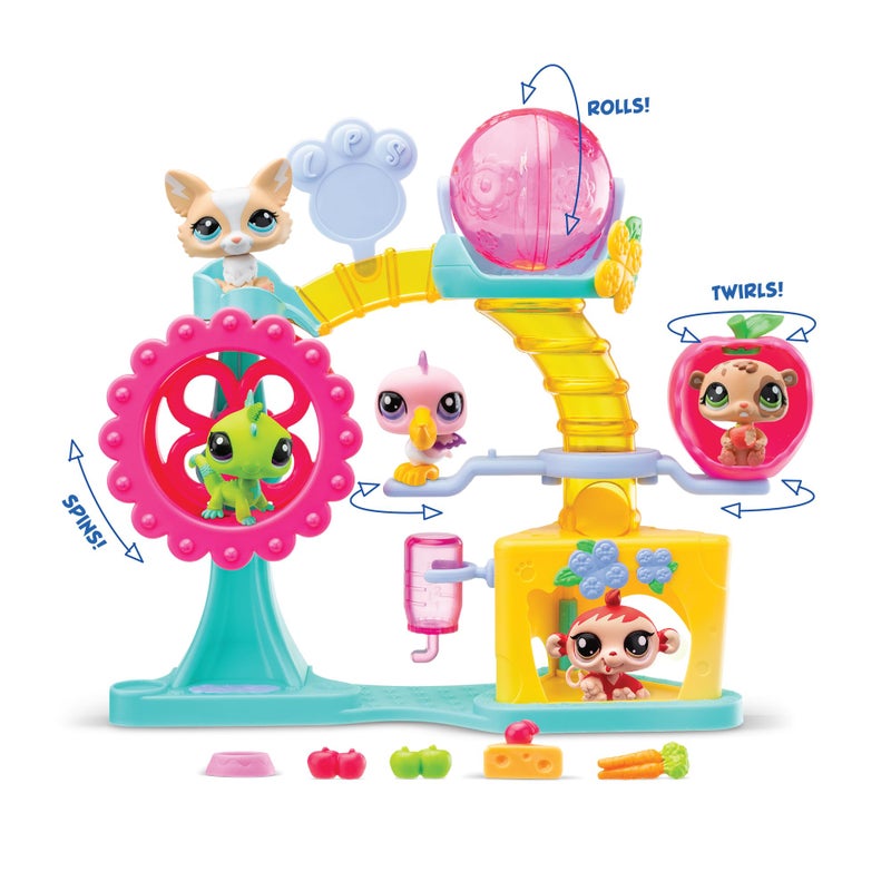 Littlest Pet Shop, Fun Factory Play Set - Gen 7, Pets #69 & #68, Authentic LPS Bobble Head Figure, Collectible Imagination Toy Animal, Kidults, Girls, Boys, Kids, Tweens Ages 4+ - Image 2