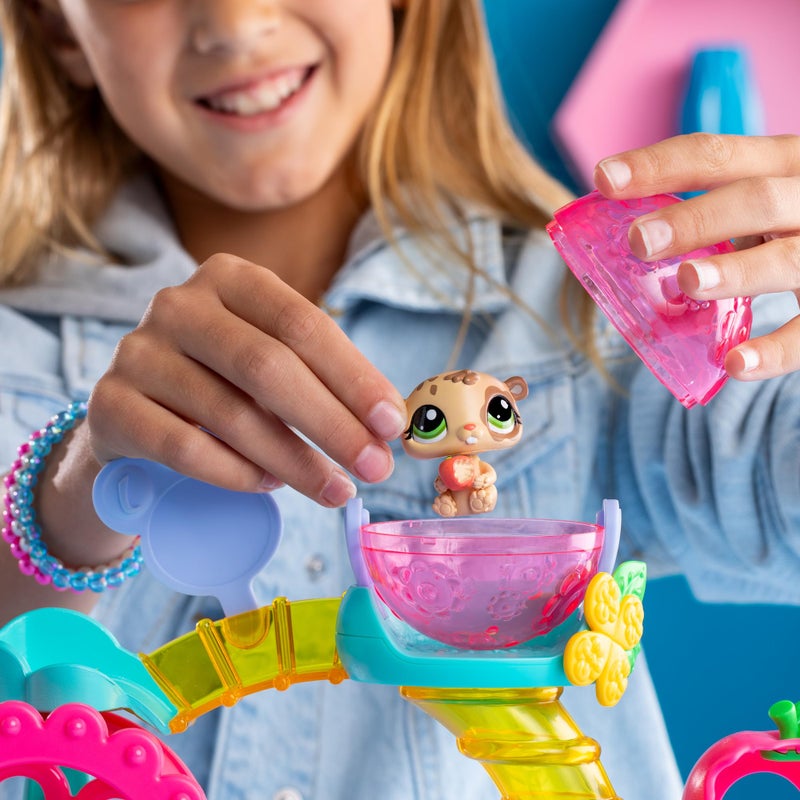 Littlest Pet Shop, Fun Factory Play Set - Gen 7, Pets #69 & #68, Authentic LPS Bobble Head Figure, Collectible Imagination Toy Animal, Kidults, Girls, Boys, Kids, Tweens Ages 4+ - Image 5