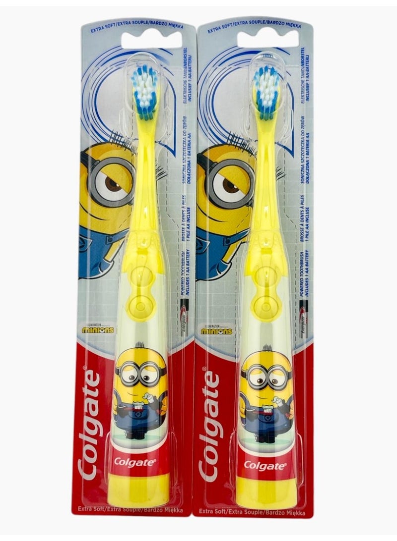 كولجيت فرشاة أسنان كولجيت للأطفال مينيونز - عبوة من قطعتين - Image 1