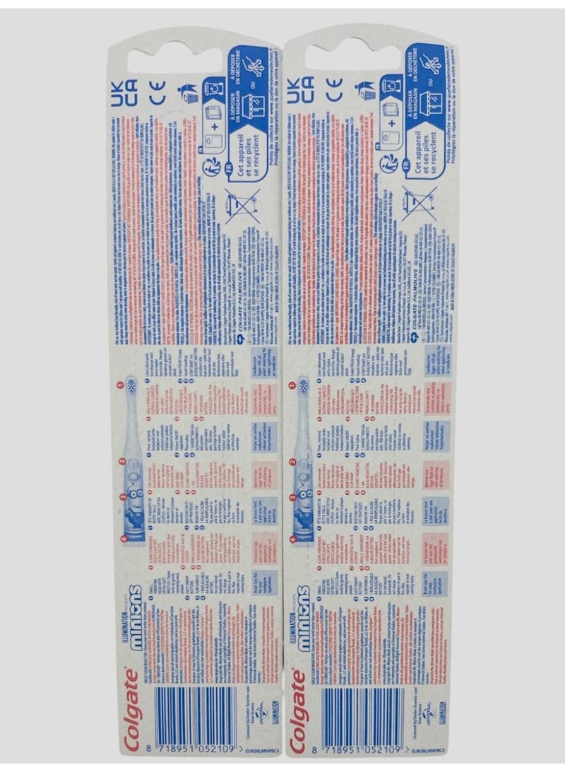 كولجيت فرشاة أسنان كولجيت للأطفال مينيونز - عبوة من قطعتين - Image 2