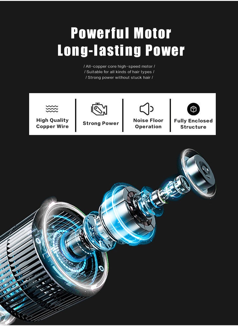 LAC LAICHY - Electric Body Hair Trimmer Waterproof Wet Dry Cordless Body Groomer Ceramic Blade Body Hair Trimmer with LED Display Shaver Pubic Hair Trimmer Body Groomer Kit for Full Body Grooming - Image 1