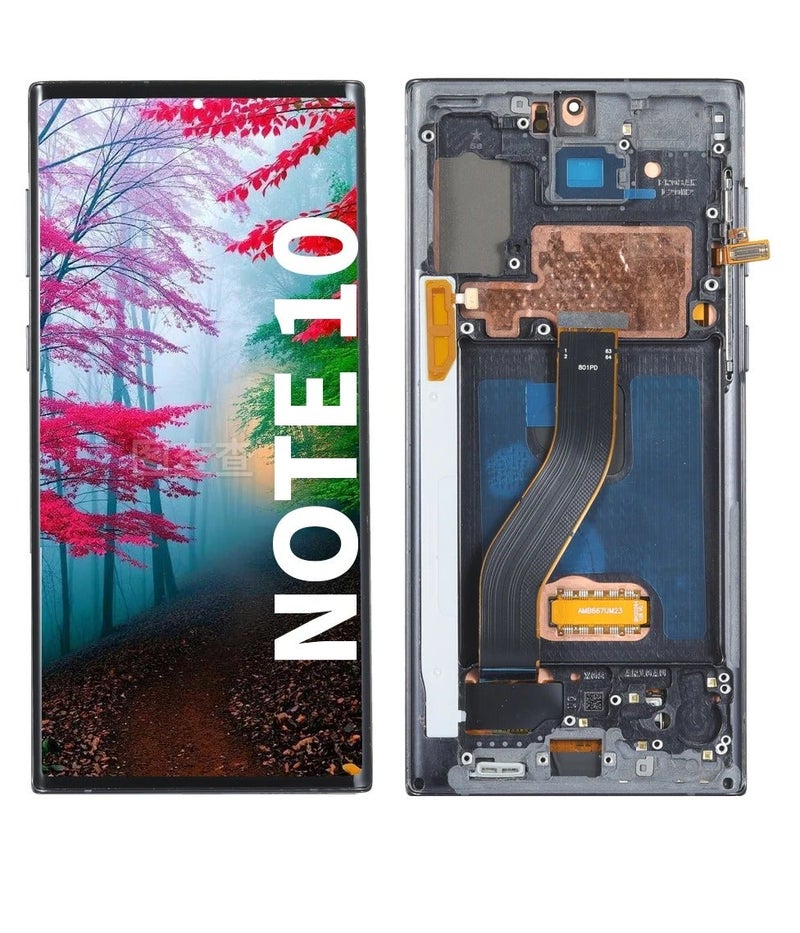 High Quality Replacement Inner Screen Compatible With SAM NOTE 10 N970 (S) FULL WITH FRAME OLED - Generic - Image 1