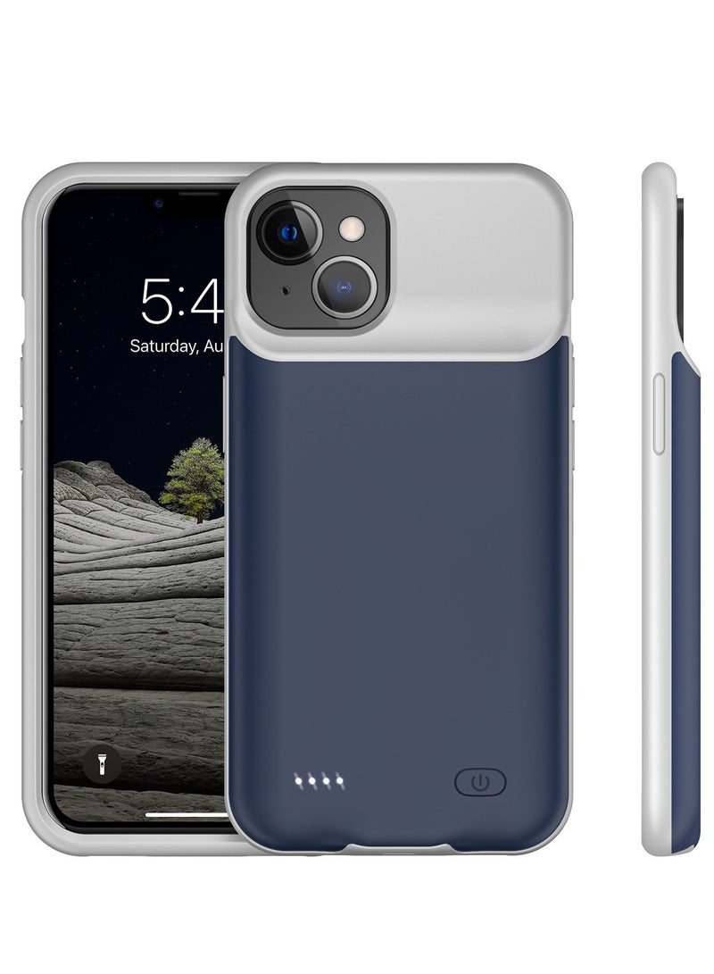 7000mAh Battery Case Cover Rechargeable Extended Power Bank Wireless for iPhone 13  - Image 1