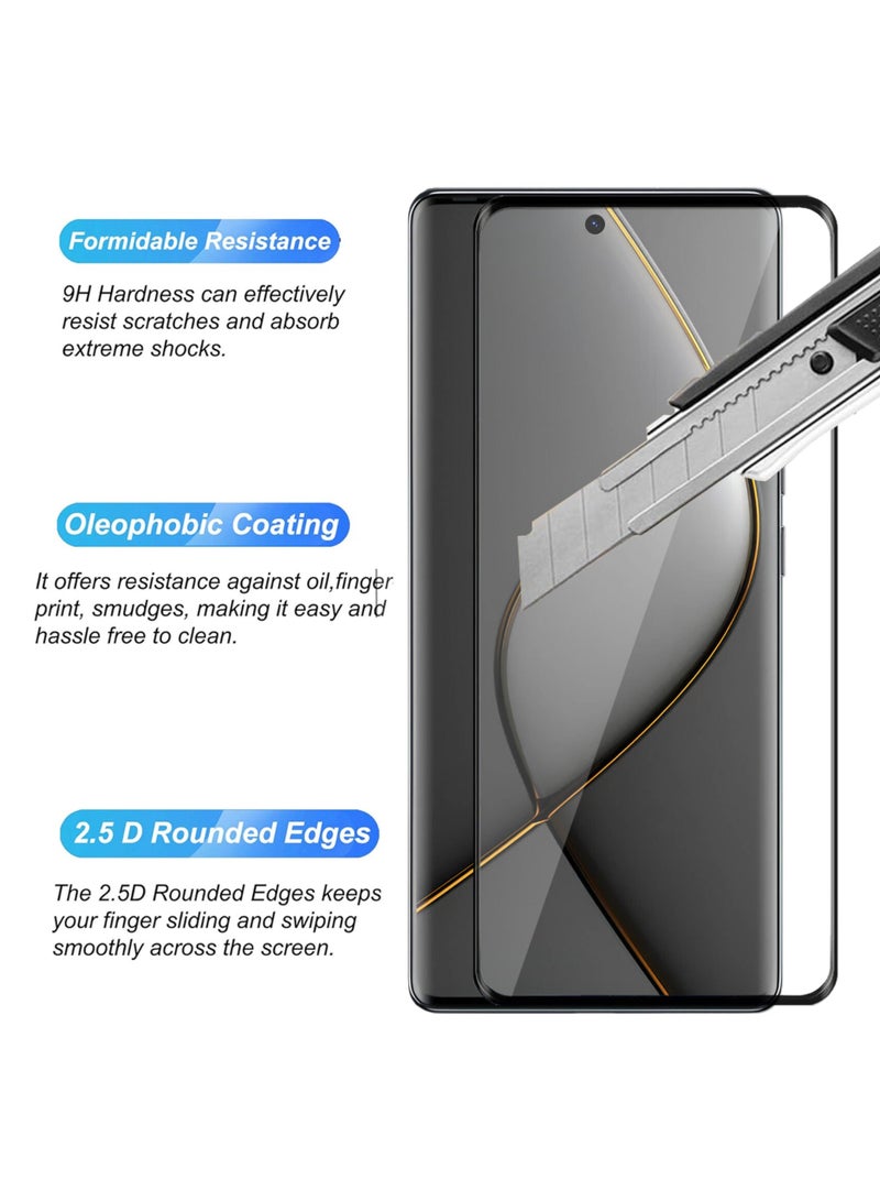 Tecno Spark 20 Pro Plus Screen Protector – Edge to Edge Tempered Glass Screen Protector, High Transparency, Delicate Touch, Anti-Explosion, Smooth Arc Edges, Easy Installation  - Image 3
