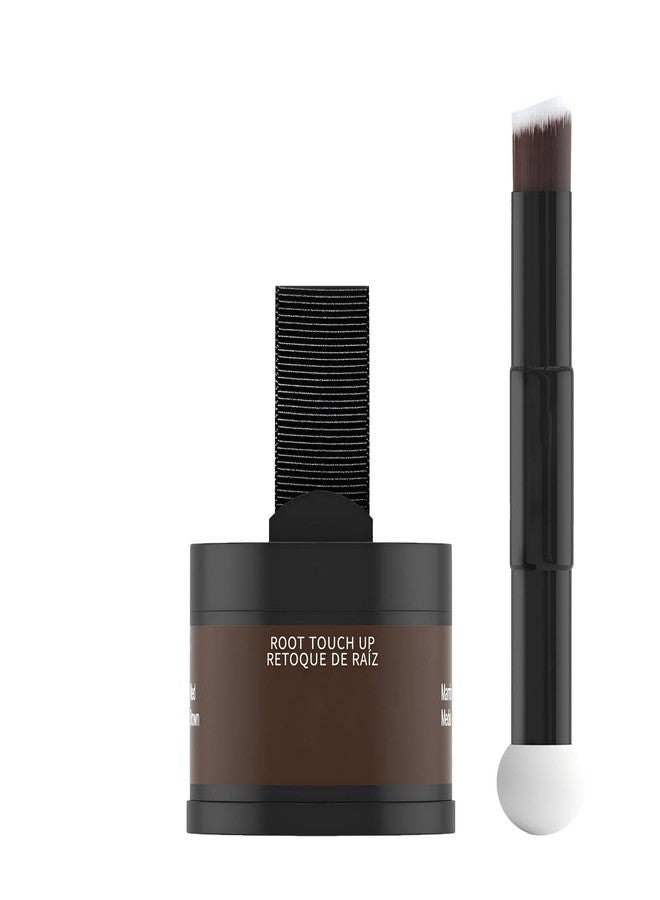 gowwim Root Touch up Powder, Instantly Gray Hair Cover up Hairline Powder for Women & Men Sweatproof Root Cover Up Long-Lasting for Thinning & Loss Hair, Medium Brown - Image 1