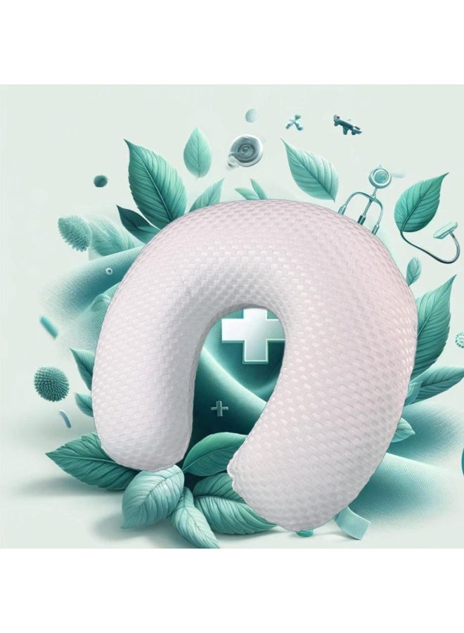 Aldora U-Shaped Memory Foam Travel Neck Pillow – Ergonomic Soft Support Cushion - Image 1