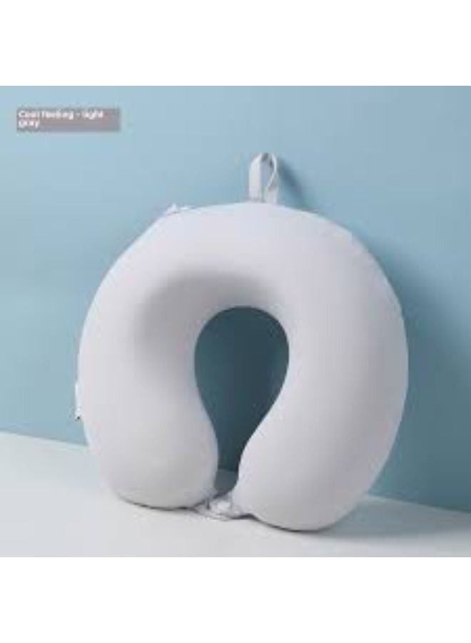 Aldora U-Shaped Memory Foam Travel Neck Pillow – Ergonomic Soft Support Cushion - Image 2