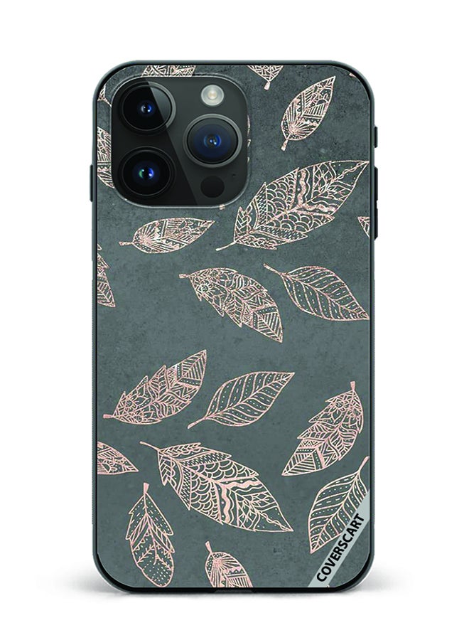 COVERSCART Protective Case Cover For Apple iPhone 15 Pro Max Leaves Design Multicolour - Image 1