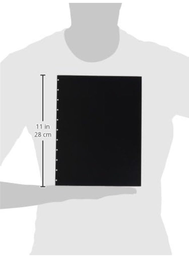 GBC GBC VeloBind Leather Look Premium Presentation Covers, Non-Window, Square Corners, Black, 50 Pieces Per Box (9742230) - Image 2