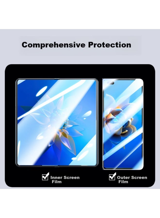 Langling For Huawei Mate X2, Hydrogel Film, Full Coverage For Inner And Outer Screens, Protective Film, Scratch-resistant, High-definition, Anti-fingerprint, Non-tempered Soft Film - Image 2