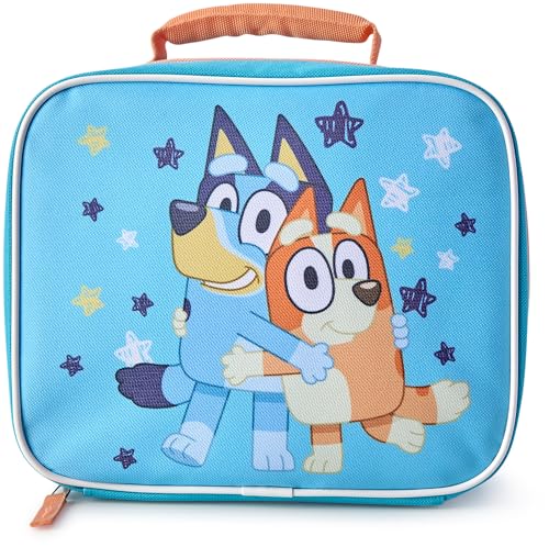 Fast Forward Bluey Kids Lunch Box Insulated Lunch Bag Lunch Box Kids Girls Boys School Preschool Elementary Picnic Size One Size Blue Light Blue - Image 1