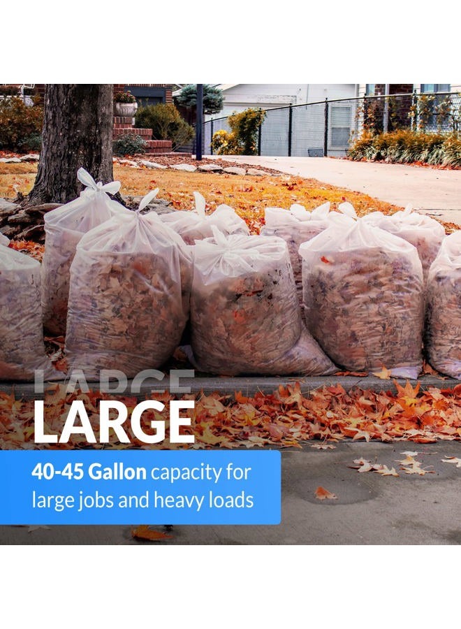 Reli. 40 to 45 Gallon Trash Bags Heavy Duty | 50 Trash Bags | Super Sizeable, Clear, Garbage for Serious Cleanup - Image 5