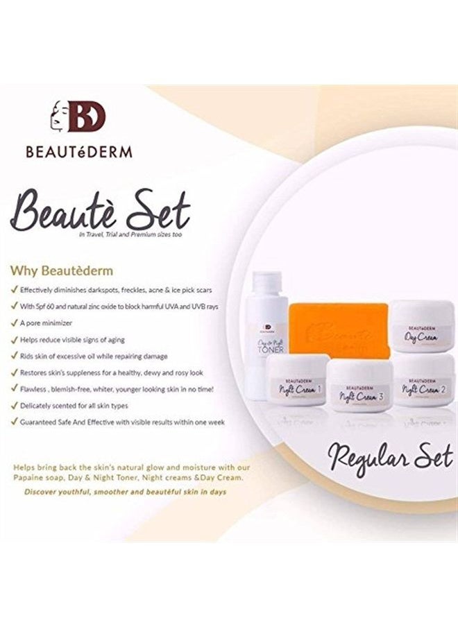 Beautederm - Best Skincare Anti Aging Beauty Set | Restoration skin treatment suppleness for healthy, dewy and rosy look (REGULAR SET) - Image 1