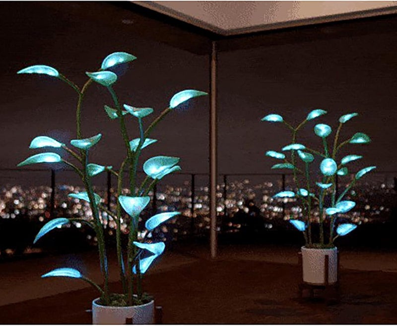 woobles Magical Glowing Potted Plant Houseplant, Magical LED Plant Light, Light up Artificial Plants Bonsai, Magical Houseplant with Colorful Led Light, Artificial Plants for Home Indoor Decoration (A) - Image 4
