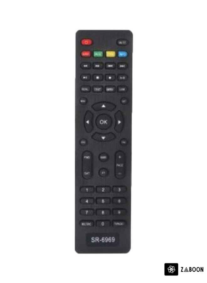 Zaboon HD Receiver Remote Control For Starsat 6969 Black