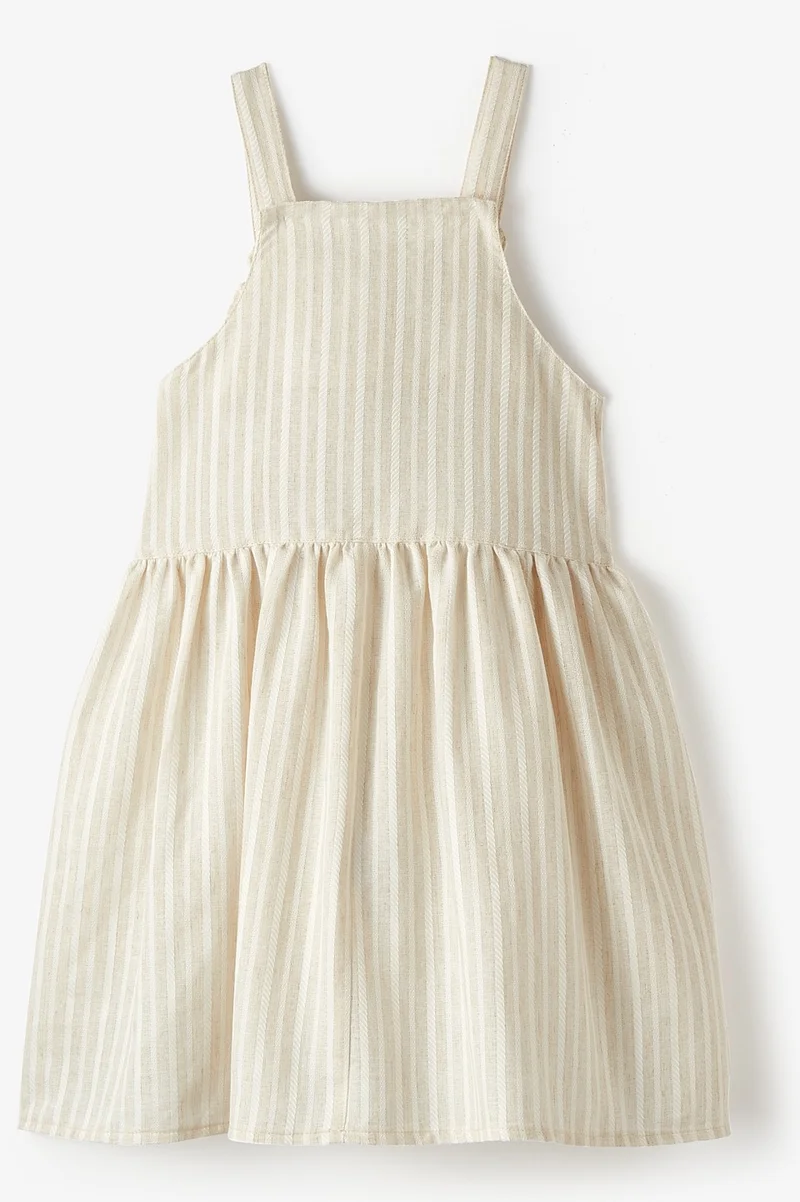 جون Girl Textured Bow Dress