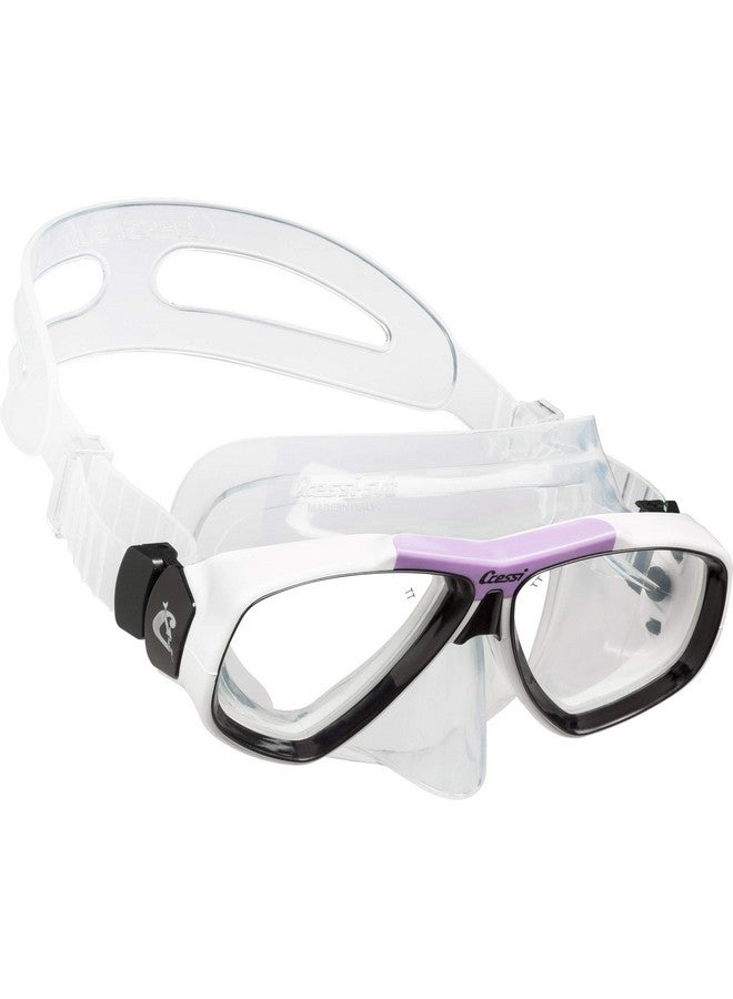 Cressi Focus Clear/White/Lilac - Image 1