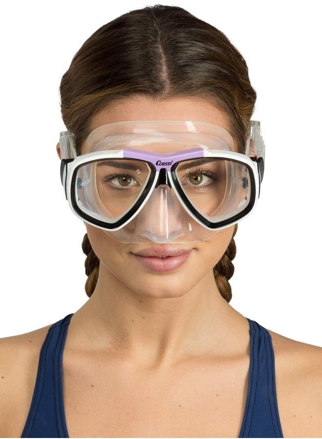 Cressi Focus Clear/White/Lilac - Image 2