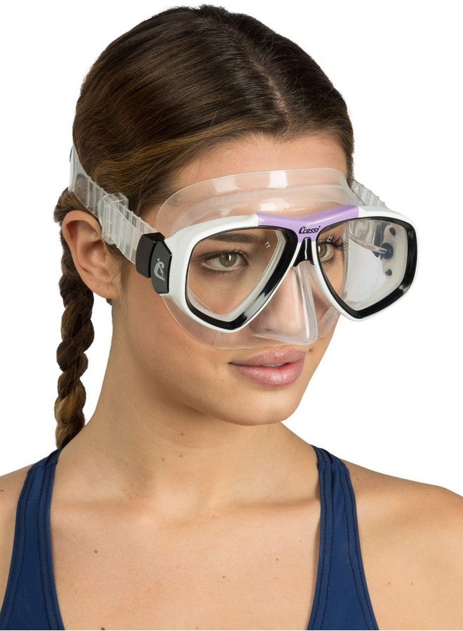 Cressi Focus Clear/White/Lilac - Image 3