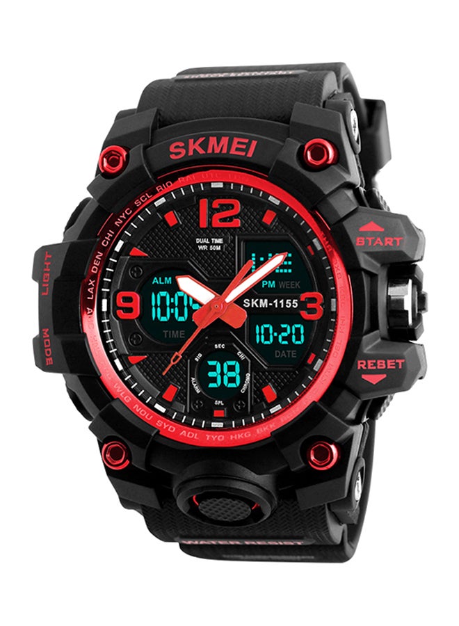 Men's Water Resistant Analog/Digital Watch 1155B