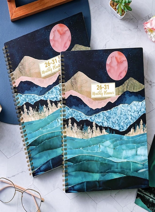 Pinchoco Monthly Planner 2026-2031 - 5 Year Monthly Calendar 2026-2031, Jul.2026 - Jun.2031, 9" x 11", 60 Months with Tabs, Double-Side Pocket, Holidays, Pages, Elastic Closure - Image 2