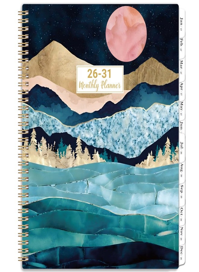 Pinchoco Monthly Planner 2026-2031 - 5 Year Monthly Calendar 2026-2031, Jul.2026 - Jun.2031, 9" x 11", 60 Months with Tabs, Double-Side Pocket, Holidays, Pages, Elastic Closure - Image 1