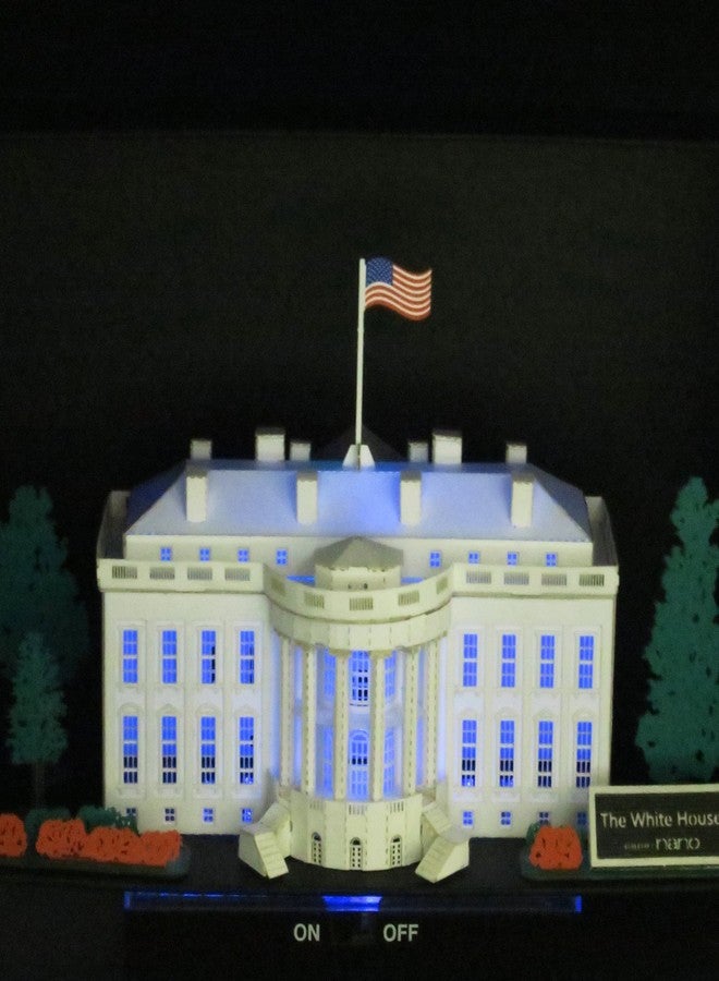 Kawada Paper Nano White House Building Kit - Image 4