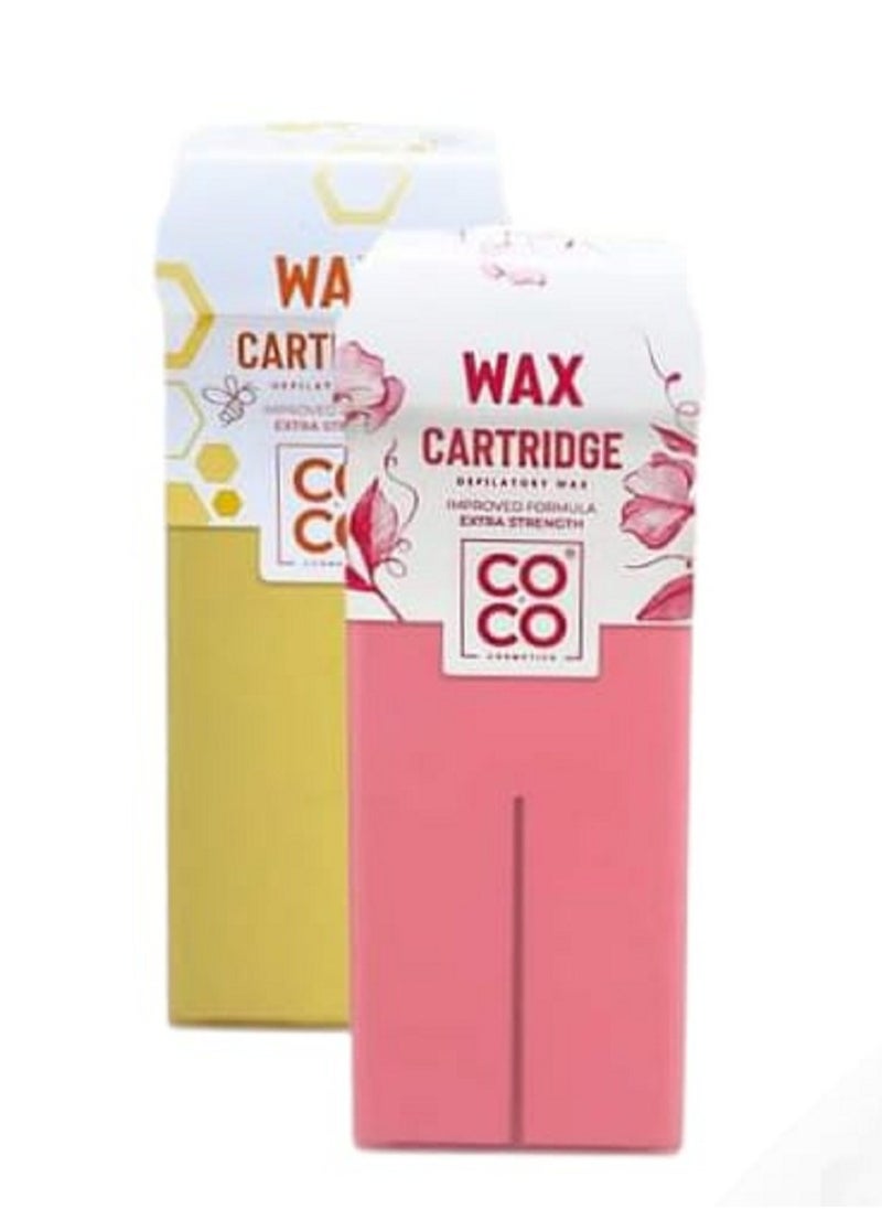 Coco - Coco Wax For Body Hair Removal, 2 Pieces, Pres cap technology - Image 1