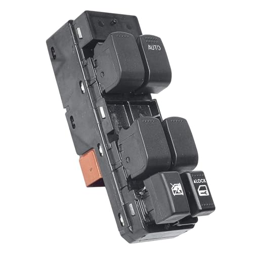 UNO Minda S21021-000M00 Power Window Switch-Main(4)- with Window & Door Lock, Push Button, 1_Way, Black - Image 2