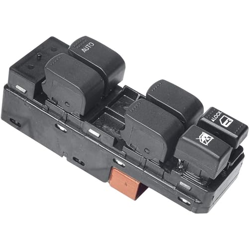 UNO Minda S21021-000M00 Power Window Switch-Main(4)- with Window & Door Lock, Push Button, 1_Way, Black - Image 1