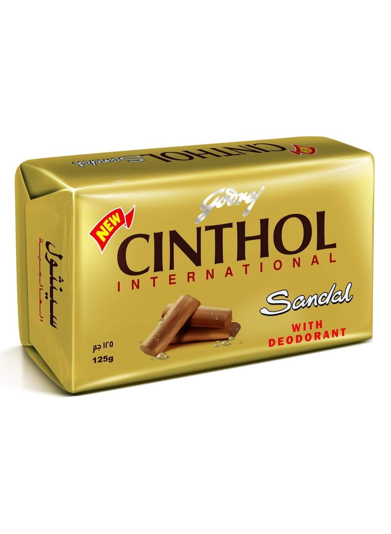 Cinthol Godrej Cinthol Soap (Sandal) 125g X 6Pcs - Image 4