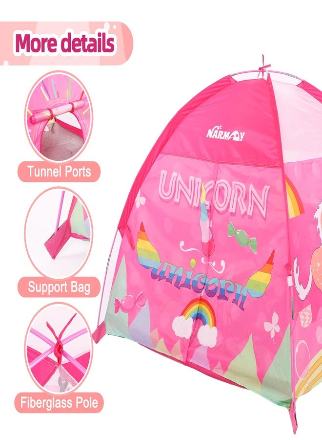 NARMAY® Play Tent Unicorn Dome Tent for Kids Indoor/Outdoor Fun - 48 x 48 x 40 inch - Image 4