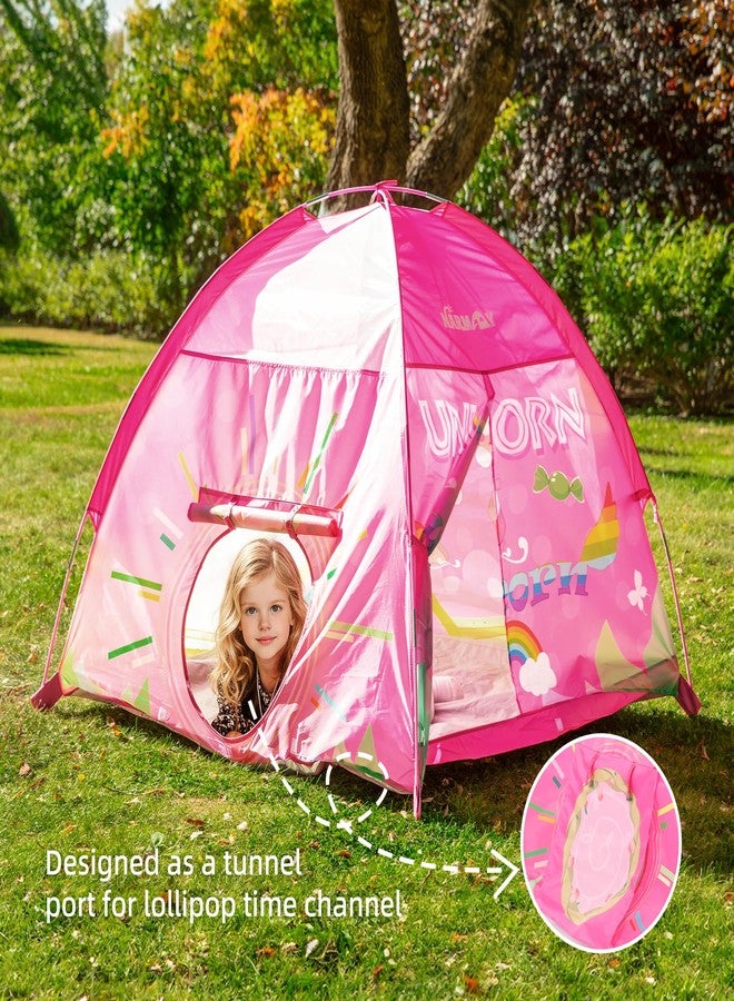 NARMAY® Play Tent Unicorn Dome Tent for Kids Indoor/Outdoor Fun - 48 x 48 x 40 inch - Image 5