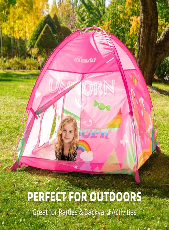 NARMAY® Play Tent Unicorn Dome Tent for Kids Indoor/Outdoor Fun - 48 x 48 x 40 inch - Image 2