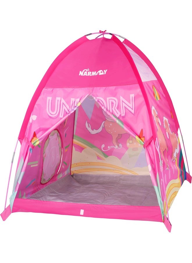 NARMAY® Play Tent Unicorn Dome Tent for Kids Indoor/Outdoor Fun - 48 x 48 x 40 inch - Image 1