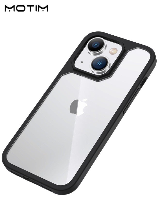 Motim Clear Case for iPhone 14/14 Plus Top-Grade Drop Protection Anti-Yellowing Slim Phone Case Hard Back TPU Bumper Shockproof Anti-Scratch Cover - Image 2