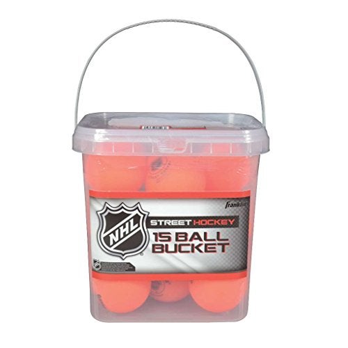 Franklin Sports Street Hockey Balls, Low Bounce, Warm Weather - Image 1